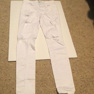 “Wax Jean” white womens jeans